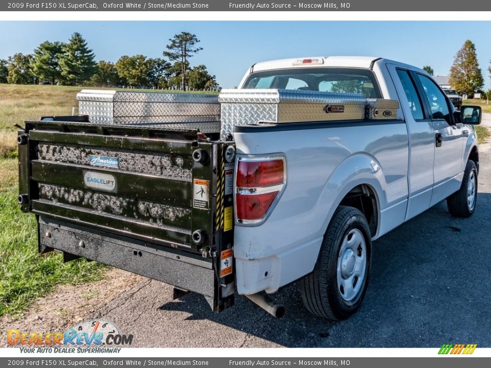 2009 Ford F150 XL SuperCab Oxford White / Stone/Medium Stone Photo #4