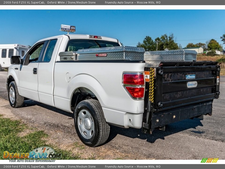 2009 Ford F150 XL SuperCab Oxford White / Stone/Medium Stone Photo #6