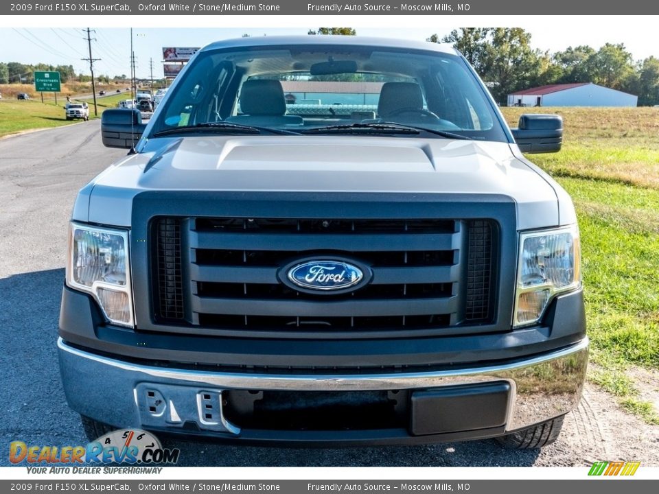 2009 Ford F150 XL SuperCab Oxford White / Stone/Medium Stone Photo #9