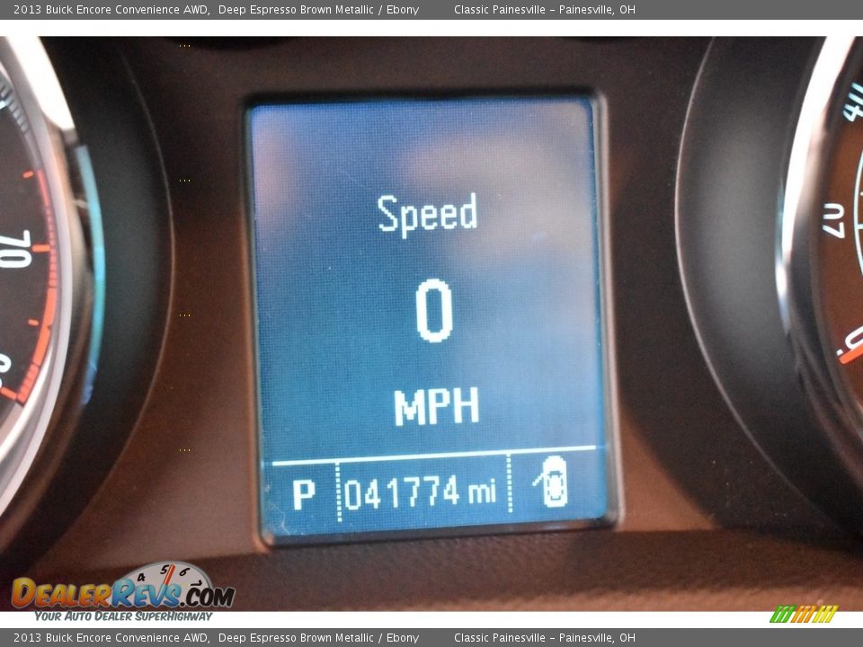 2013 Buick Encore Convenience AWD Deep Espresso Brown Metallic / Ebony Photo #14