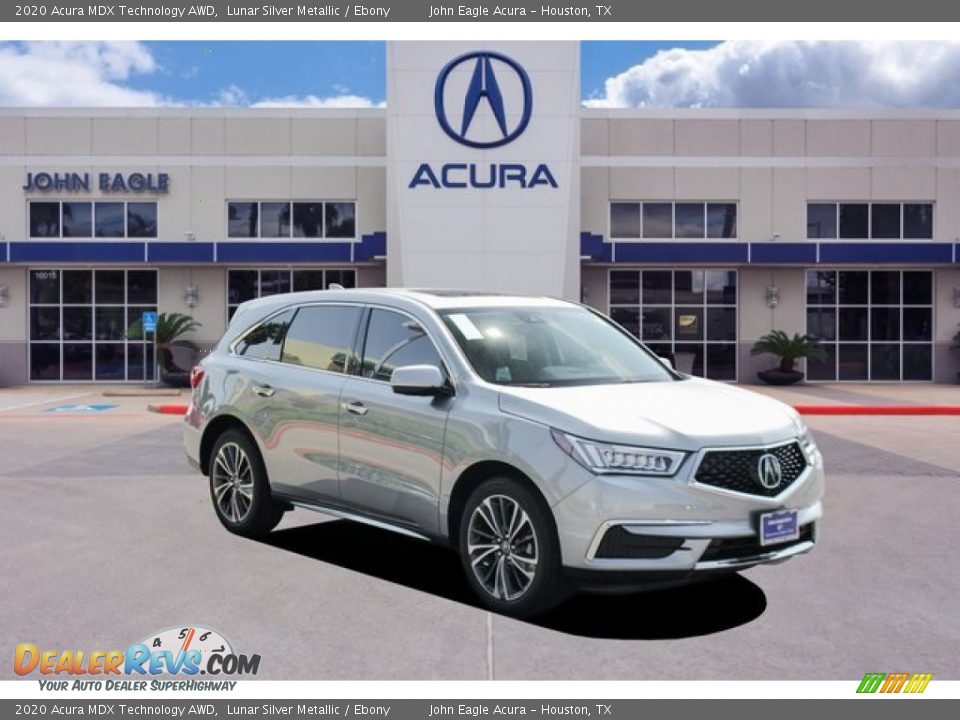 2020 Acura MDX Technology AWD Lunar Silver Metallic / Ebony Photo #1