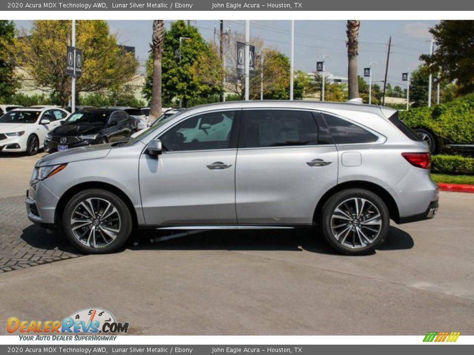 2020 Acura MDX Technology AWD Lunar Silver Metallic / Ebony Photo #4