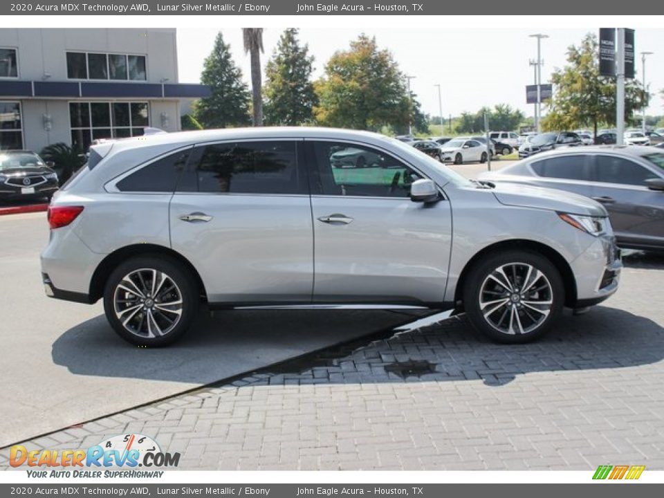 2020 Acura MDX Technology AWD Lunar Silver Metallic / Ebony Photo #8