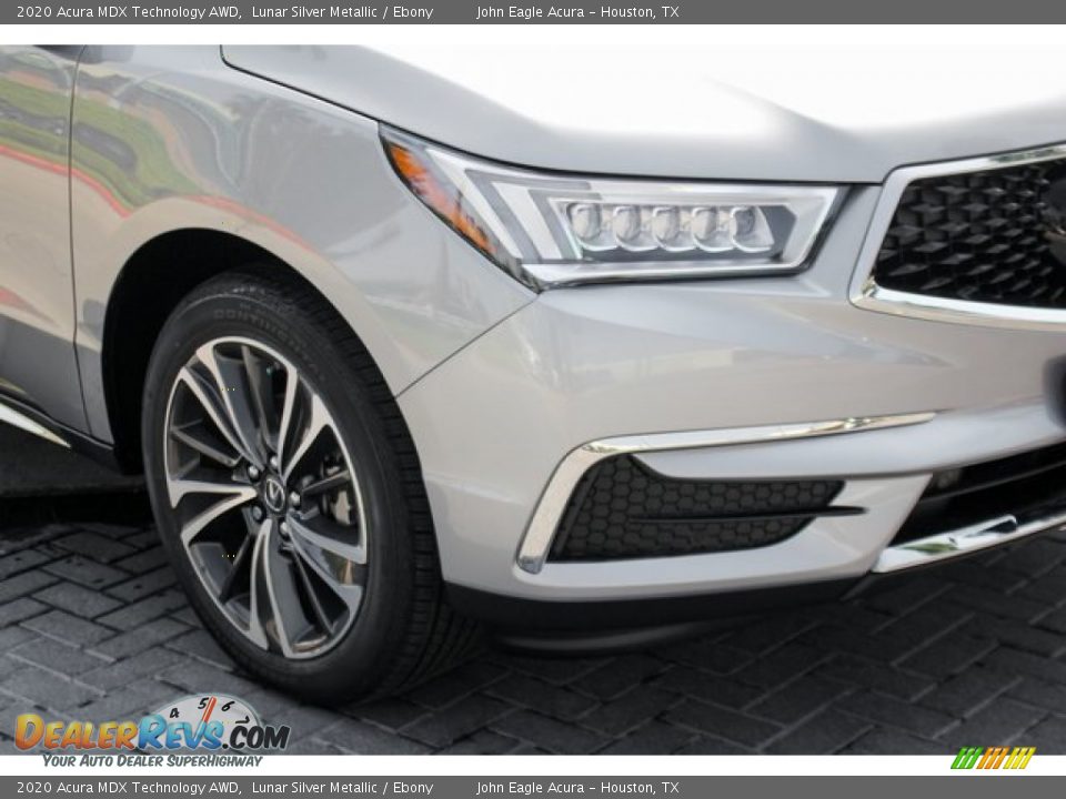 2020 Acura MDX Technology AWD Lunar Silver Metallic / Ebony Photo #10