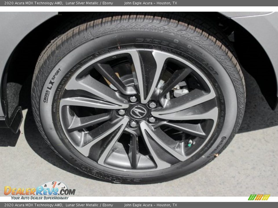 2020 Acura MDX Technology AWD Lunar Silver Metallic / Ebony Photo #11