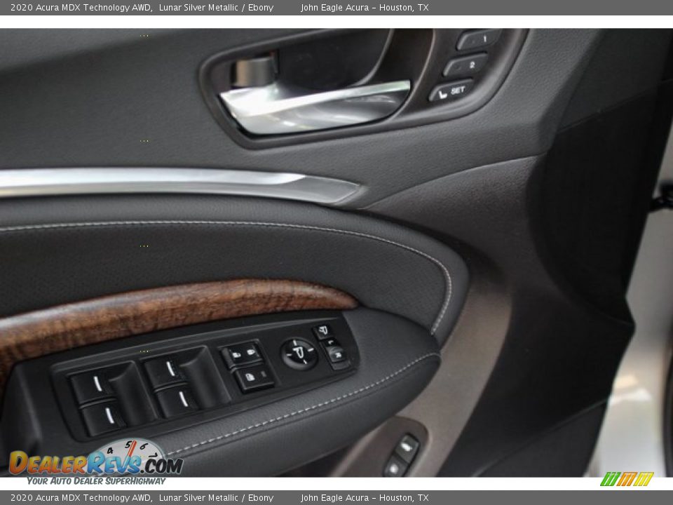 2020 Acura MDX Technology AWD Lunar Silver Metallic / Ebony Photo #12