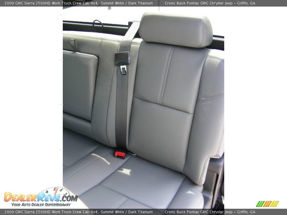 2009 GMC Sierra 2500HD Work Truck Crew Cab 4x4 Summit White / Dark Titanium Photo #19