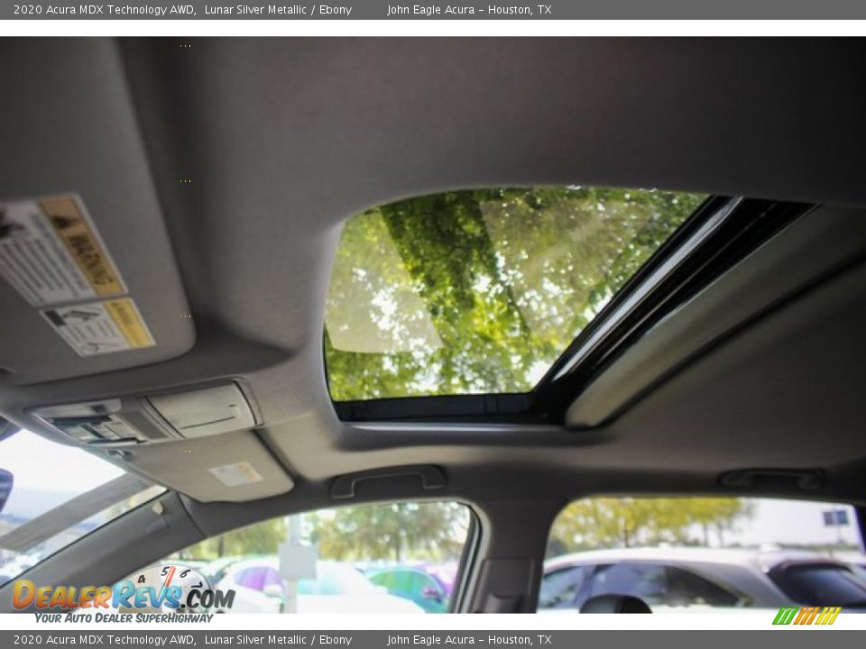 2020 Acura MDX Technology AWD Lunar Silver Metallic / Ebony Photo #14
