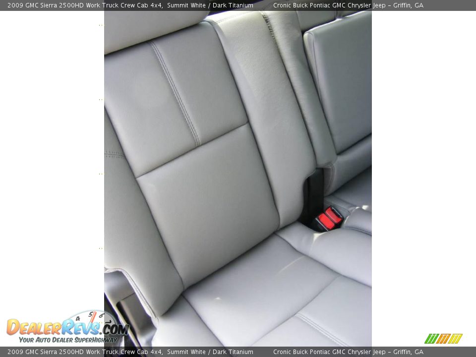 2009 GMC Sierra 2500HD Work Truck Crew Cab 4x4 Summit White / Dark Titanium Photo #21