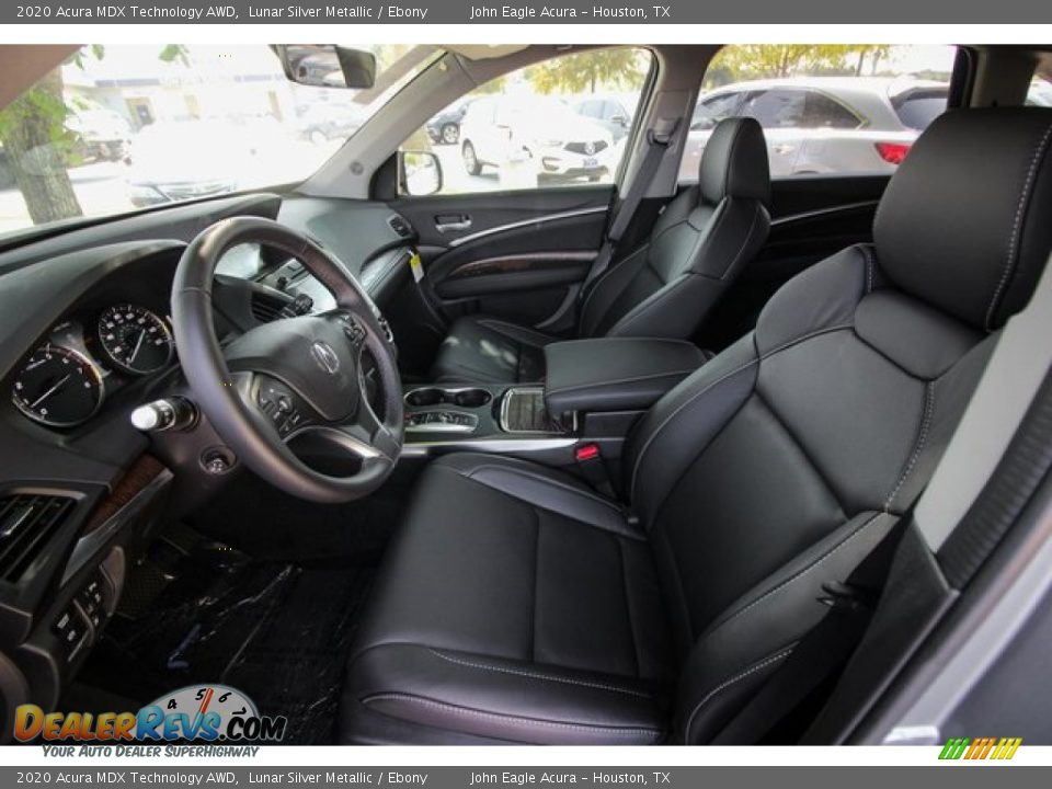 2020 Acura MDX Technology AWD Lunar Silver Metallic / Ebony Photo #16