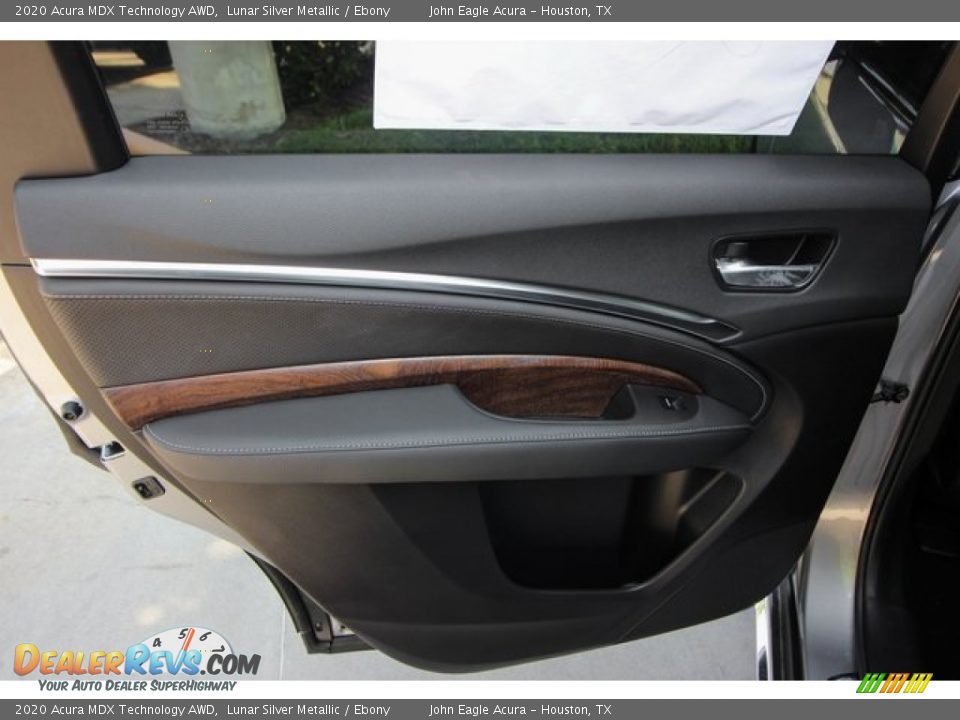 2020 Acura MDX Technology AWD Lunar Silver Metallic / Ebony Photo #17