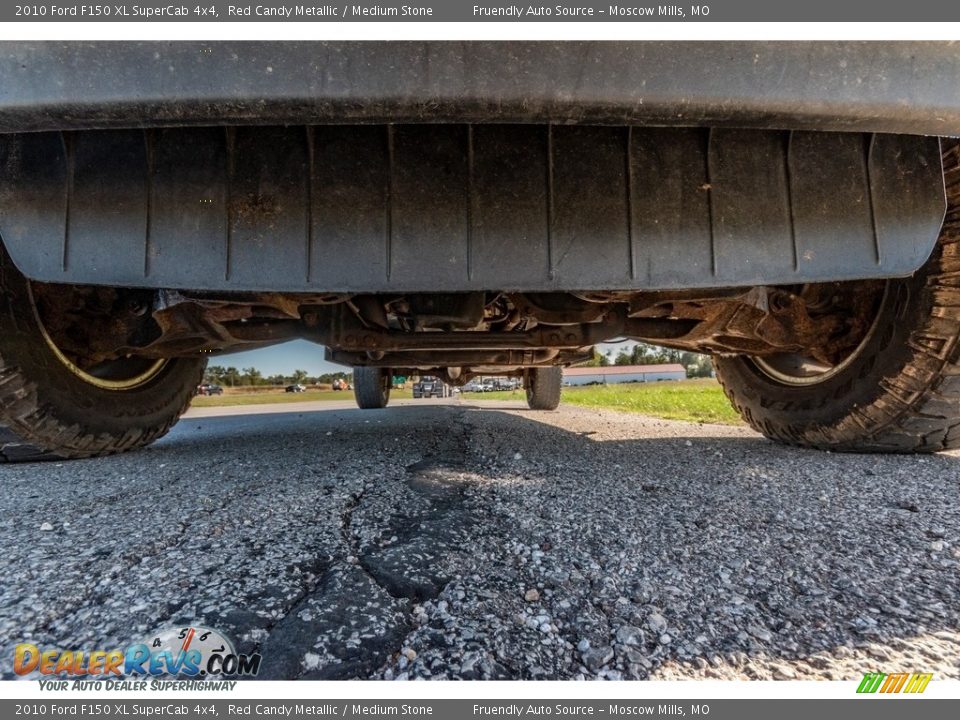 2010 Ford F150 XL SuperCab 4x4 Red Candy Metallic / Medium Stone Photo #10
