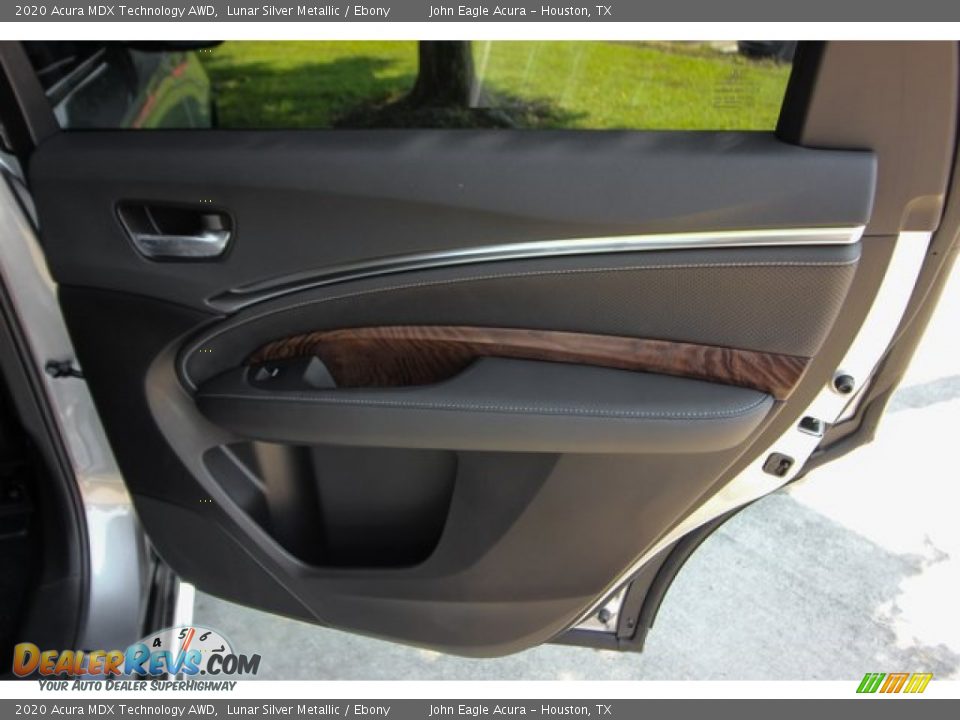 2020 Acura MDX Technology AWD Lunar Silver Metallic / Ebony Photo #21
