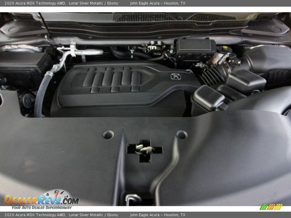 2020 Acura MDX Technology AWD Lunar Silver Metallic / Ebony Photo #25