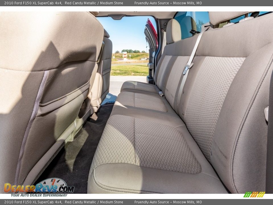 2010 Ford F150 XL SuperCab 4x4 Red Candy Metallic / Medium Stone Photo #21