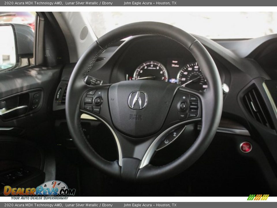 2020 Acura MDX Technology AWD Lunar Silver Metallic / Ebony Photo #30