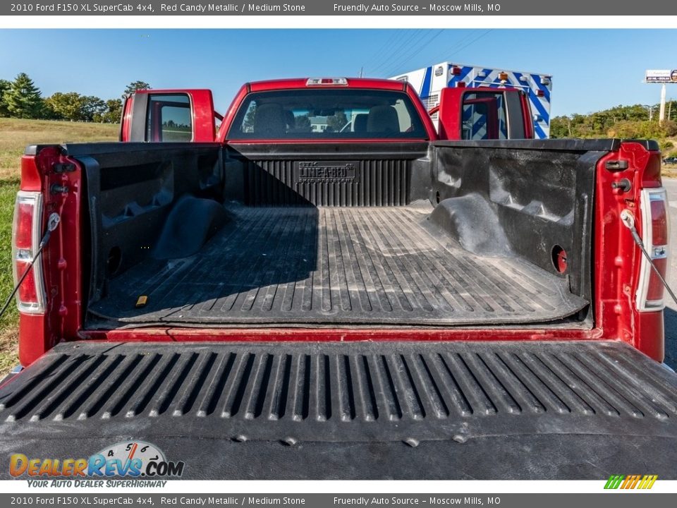 2010 Ford F150 XL SuperCab 4x4 Red Candy Metallic / Medium Stone Photo #24