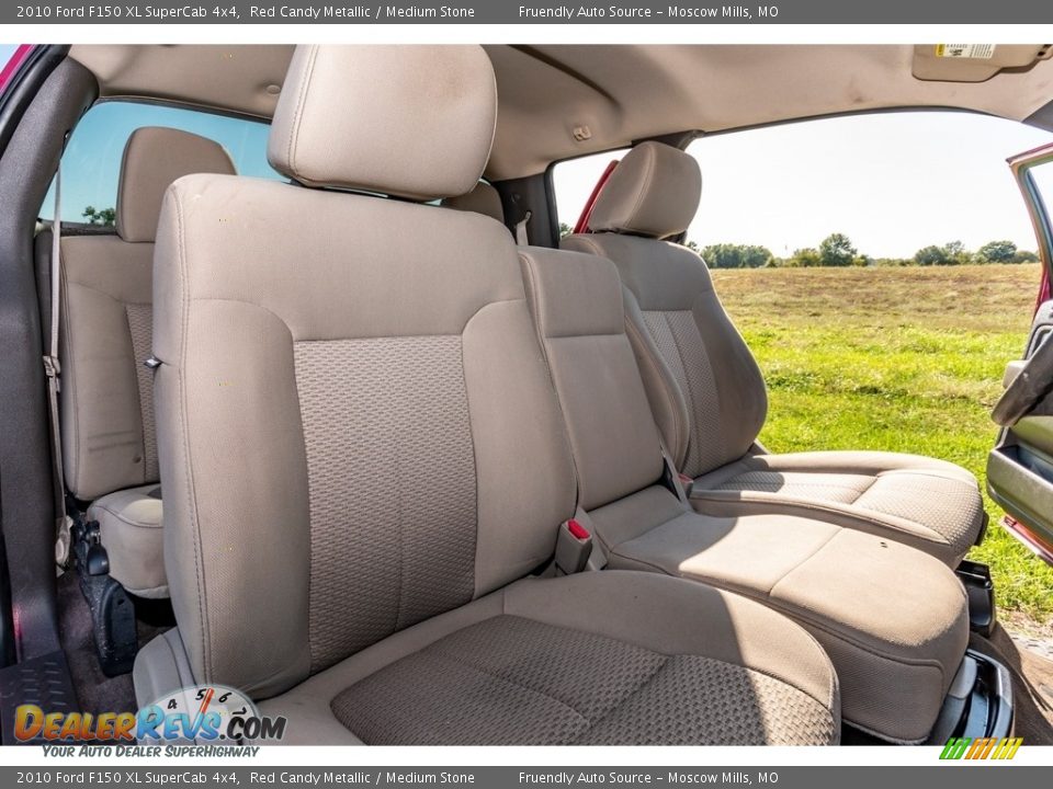 2010 Ford F150 XL SuperCab 4x4 Red Candy Metallic / Medium Stone Photo #25