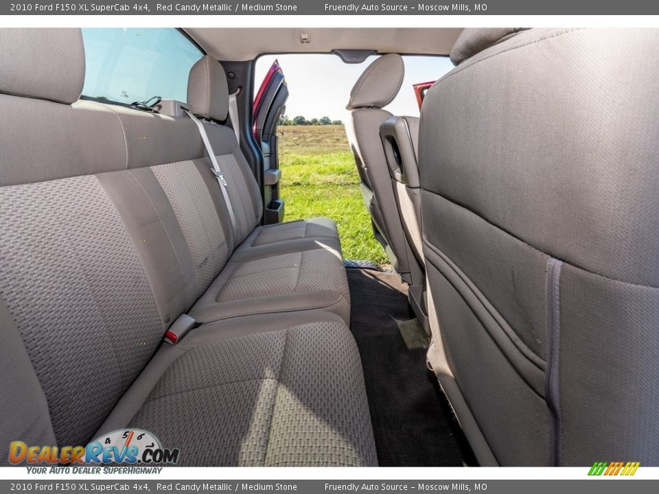 2010 Ford F150 XL SuperCab 4x4 Red Candy Metallic / Medium Stone Photo #28