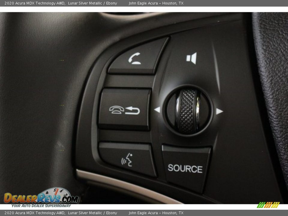 2020 Acura MDX Technology AWD Lunar Silver Metallic / Ebony Photo #34