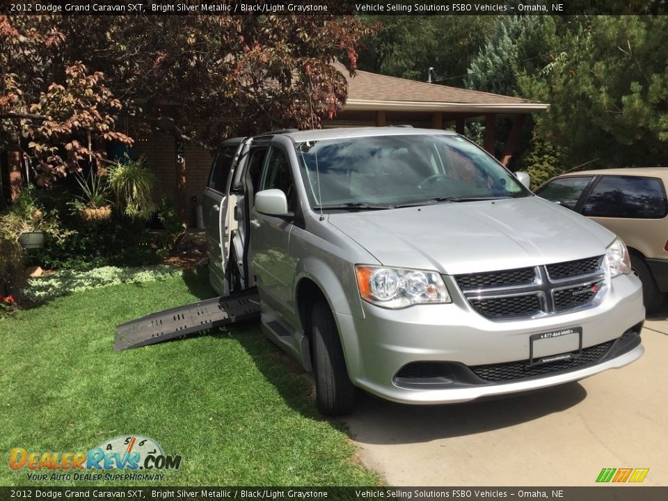 2012 Dodge Grand Caravan SXT Bright Silver Metallic / Black/Light Graystone Photo #3