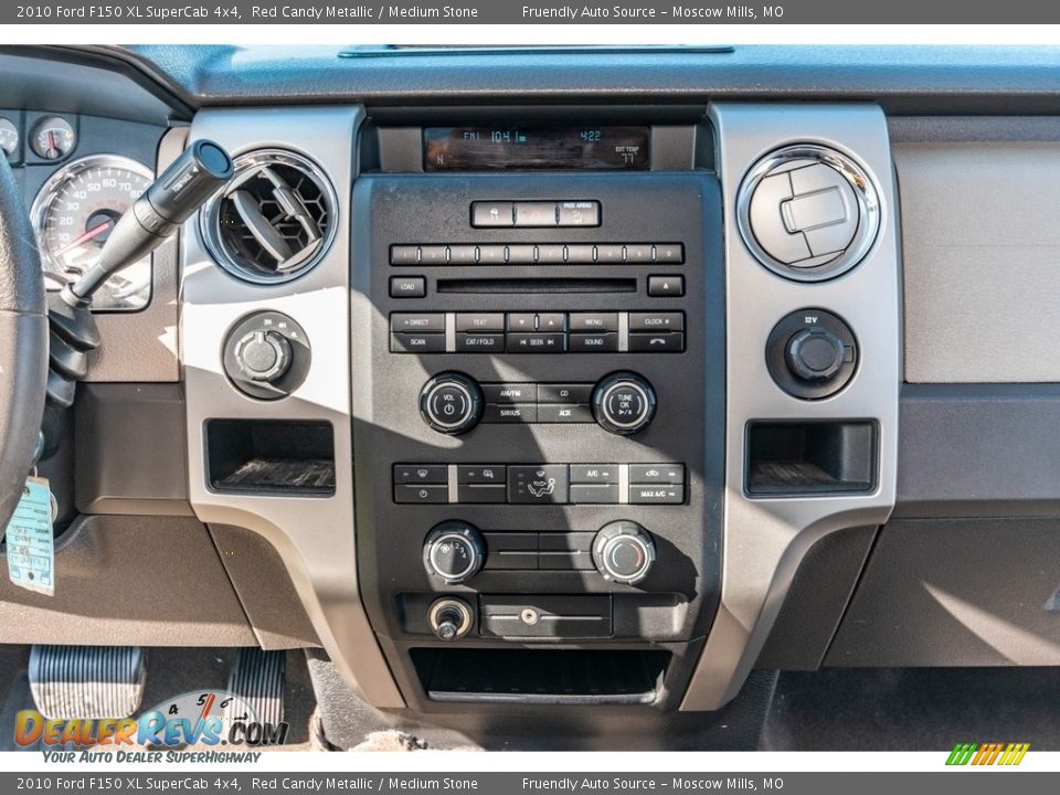 2010 Ford F150 XL SuperCab 4x4 Red Candy Metallic / Medium Stone Photo #32