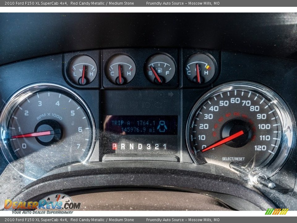 2010 Ford F150 XL SuperCab 4x4 Red Candy Metallic / Medium Stone Photo #35