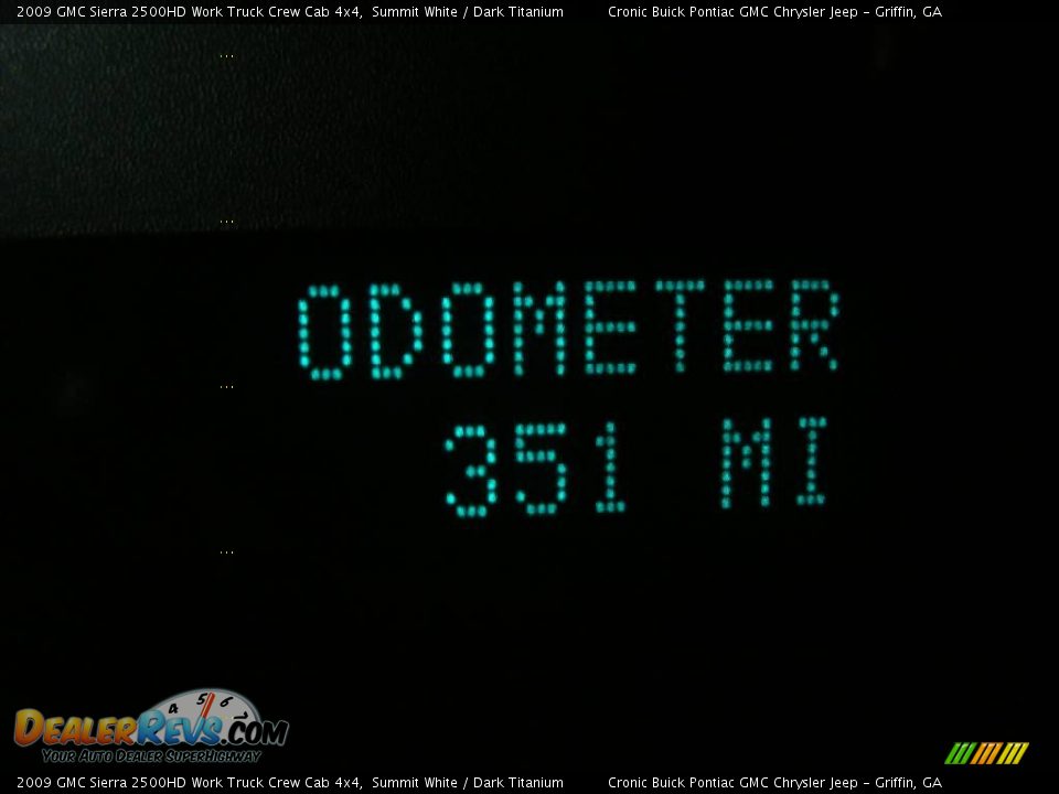 2009 GMC Sierra 2500HD Work Truck Crew Cab 4x4 Summit White / Dark Titanium Photo #30