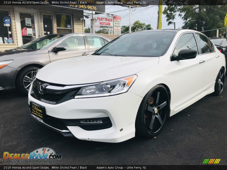 2016 Honda Accord Sport Sedan White Orchid Pearl / Black Photo #1