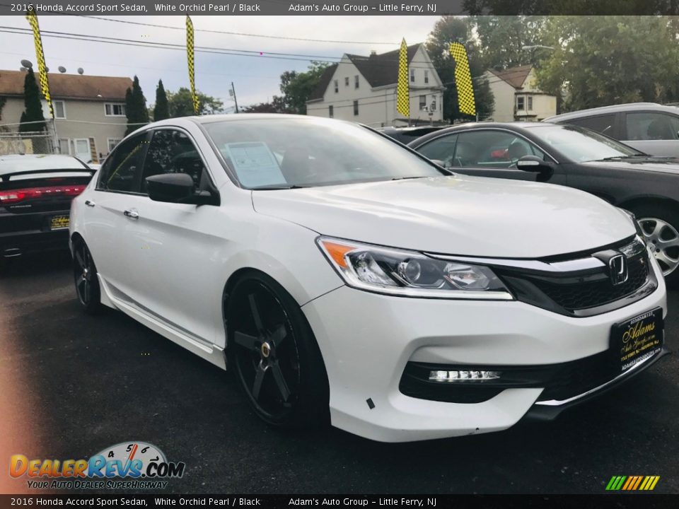 2016 Honda Accord Sport Sedan White Orchid Pearl / Black Photo #3