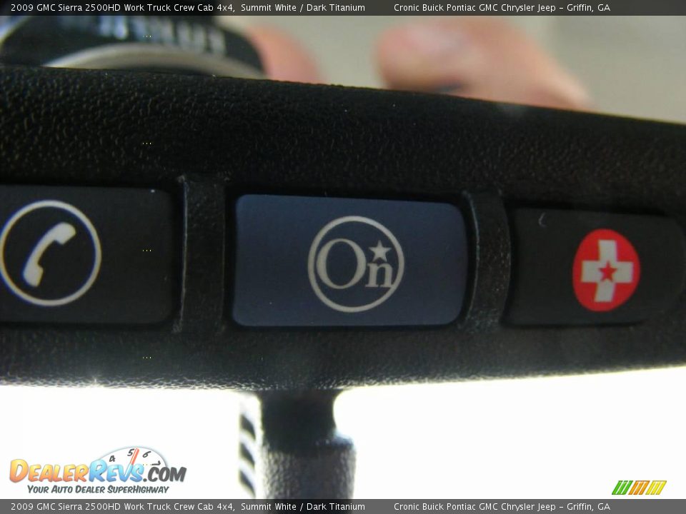 2009 GMC Sierra 2500HD Work Truck Crew Cab 4x4 Summit White / Dark Titanium Photo #32