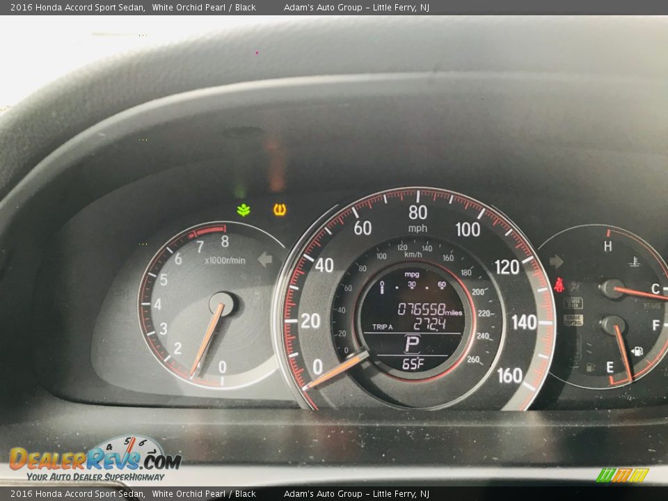 2016 Honda Accord Sport Sedan White Orchid Pearl / Black Photo #7