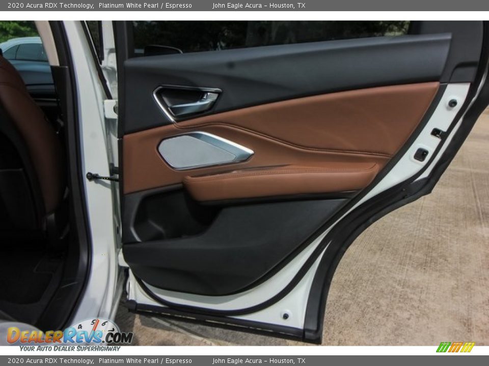 2020 Acura RDX Technology Platinum White Pearl / Espresso Photo #21