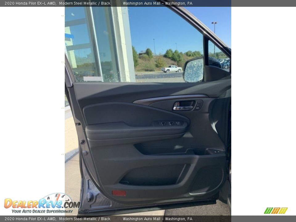 2020 Honda Pilot EX-L AWD Modern Steel Metallic / Black Photo #10