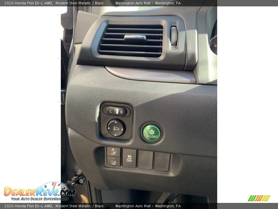 2020 Honda Pilot EX-L AWD Modern Steel Metallic / Black Photo #12