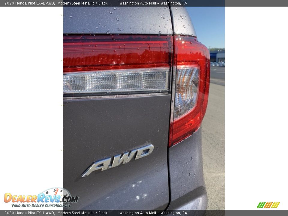 2020 Honda Pilot EX-L AWD Modern Steel Metallic / Black Photo #25