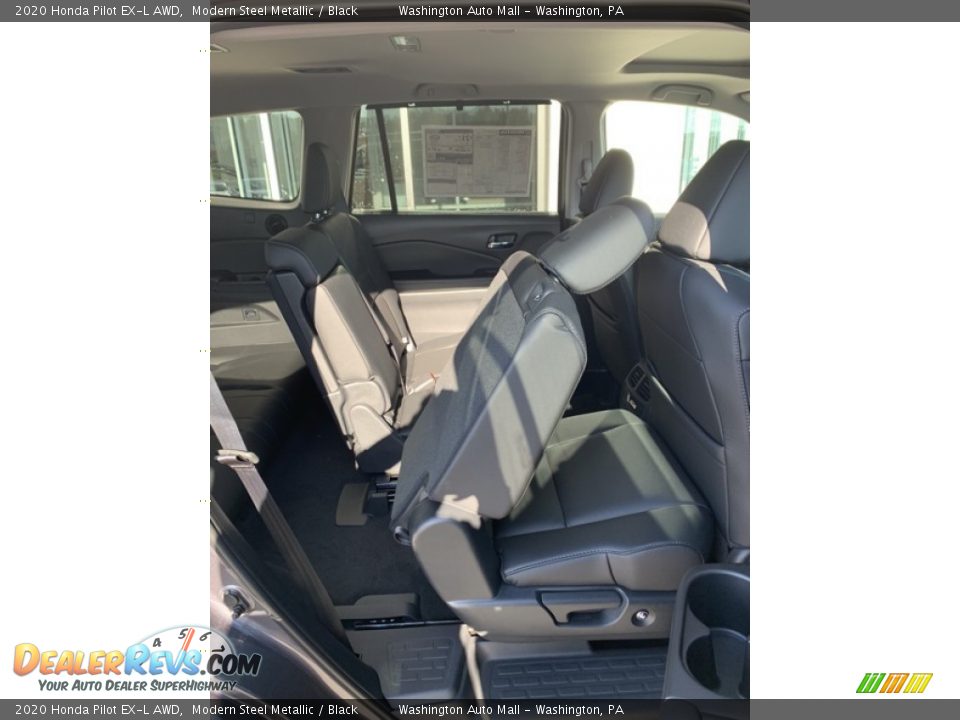 2020 Honda Pilot EX-L AWD Modern Steel Metallic / Black Photo #28