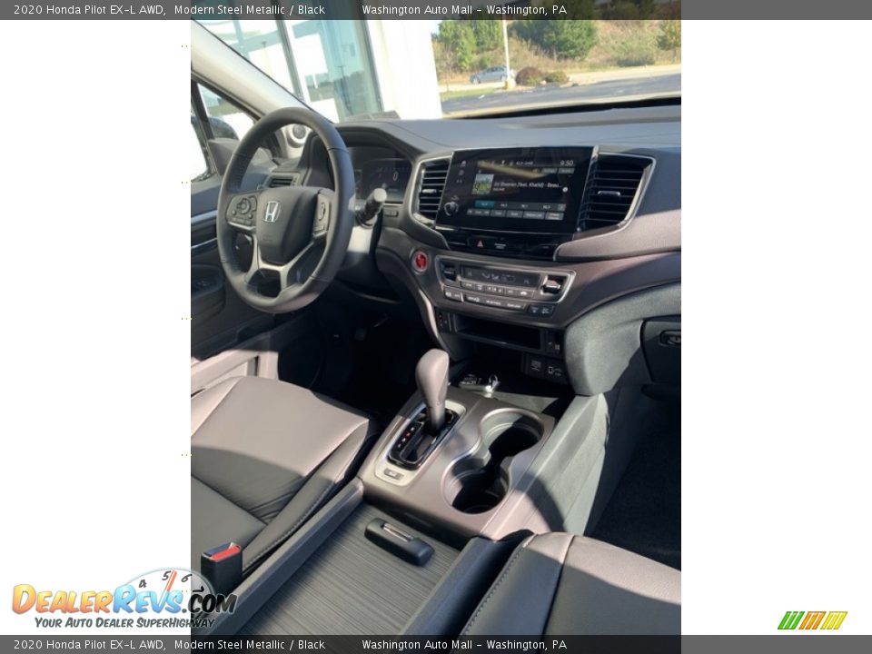 2020 Honda Pilot EX-L AWD Modern Steel Metallic / Black Photo #33