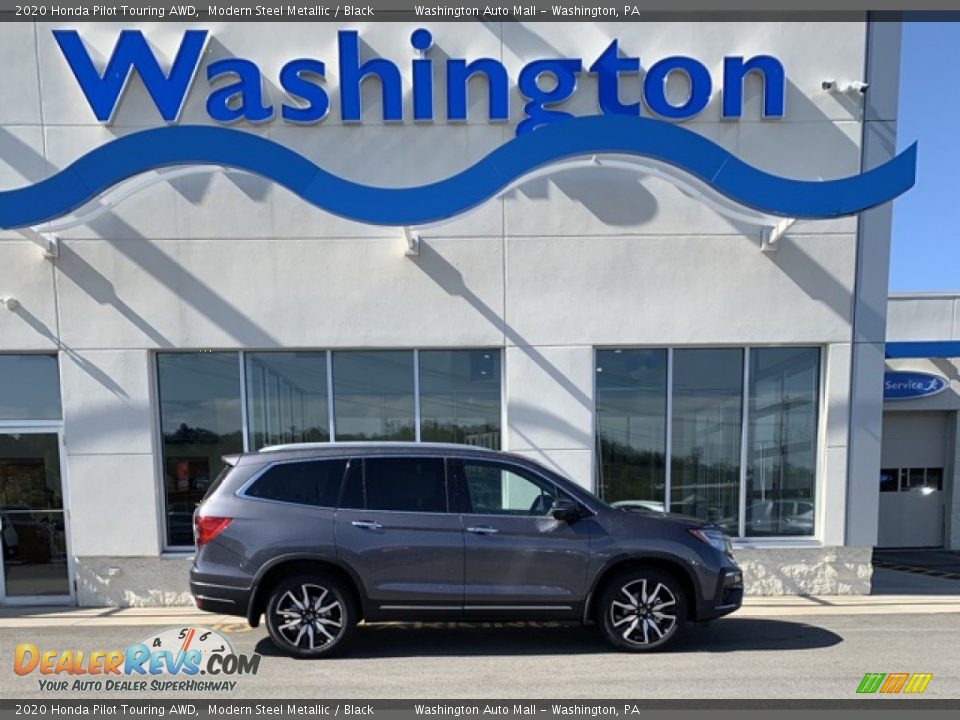 2020 Honda Pilot Touring AWD Modern Steel Metallic / Black Photo #1