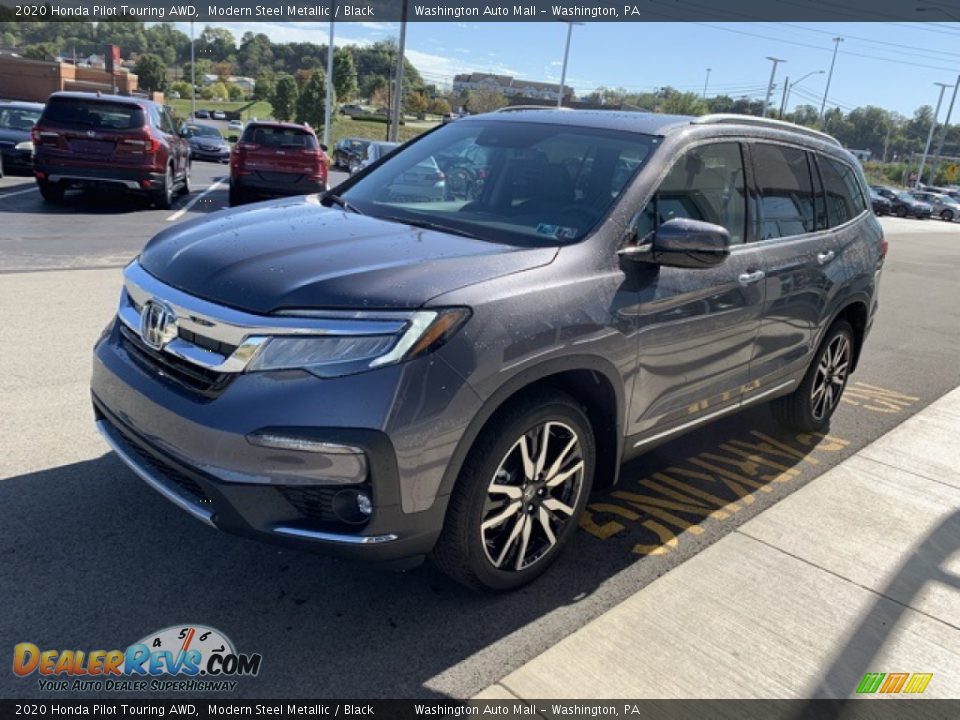 2020 Honda Pilot Touring AWD Modern Steel Metallic / Black Photo #4