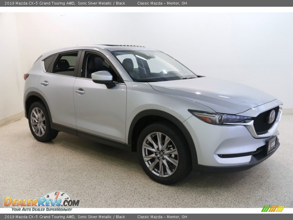 2019 Mazda CX-5 Grand Touring AWD Sonic Silver Metallic / Black Photo #1