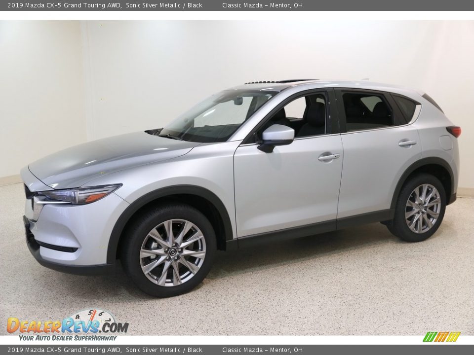 2019 Mazda CX-5 Grand Touring AWD Sonic Silver Metallic / Black Photo #3