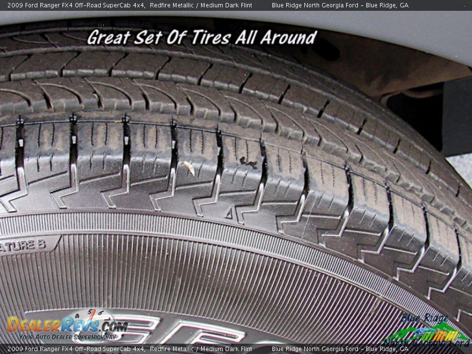 2009 Ford Ranger FX4 Off-Road SuperCab 4x4 Redfire Metallic / Medium Dark Flint Photo #10