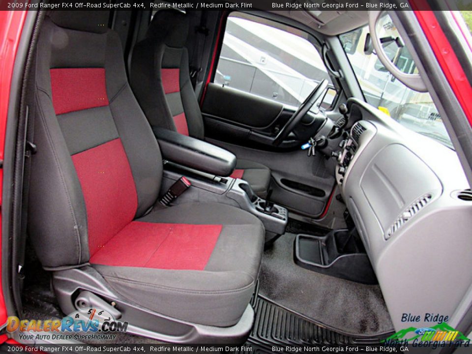 2009 Ford Ranger FX4 Off-Road SuperCab 4x4 Redfire Metallic / Medium Dark Flint Photo #12