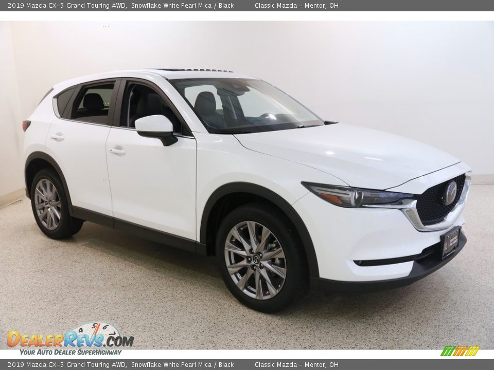 2019 Mazda CX-5 Grand Touring AWD Snowflake White Pearl Mica / Black Photo #1