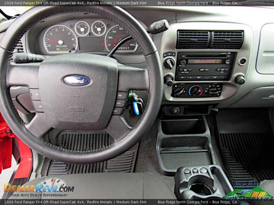 2009 Ford Ranger FX4 Off-Road SuperCab 4x4 Redfire Metallic / Medium Dark Flint Photo #15