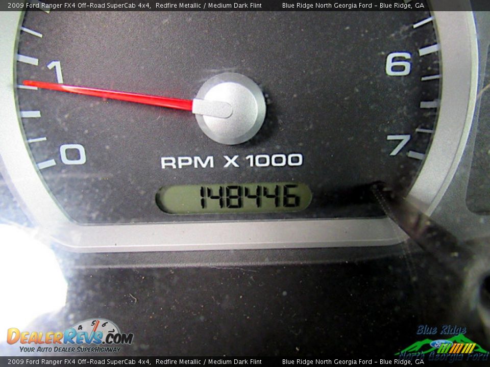 2009 Ford Ranger FX4 Off-Road SuperCab 4x4 Redfire Metallic / Medium Dark Flint Photo #20