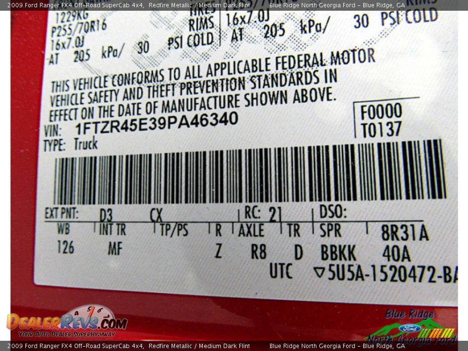 2009 Ford Ranger FX4 Off-Road SuperCab 4x4 Redfire Metallic / Medium Dark Flint Photo #22