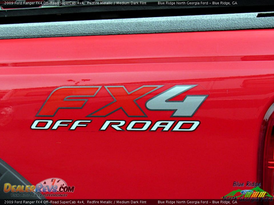 2009 Ford Ranger FX4 Off-Road SuperCab 4x4 Redfire Metallic / Medium Dark Flint Photo #30