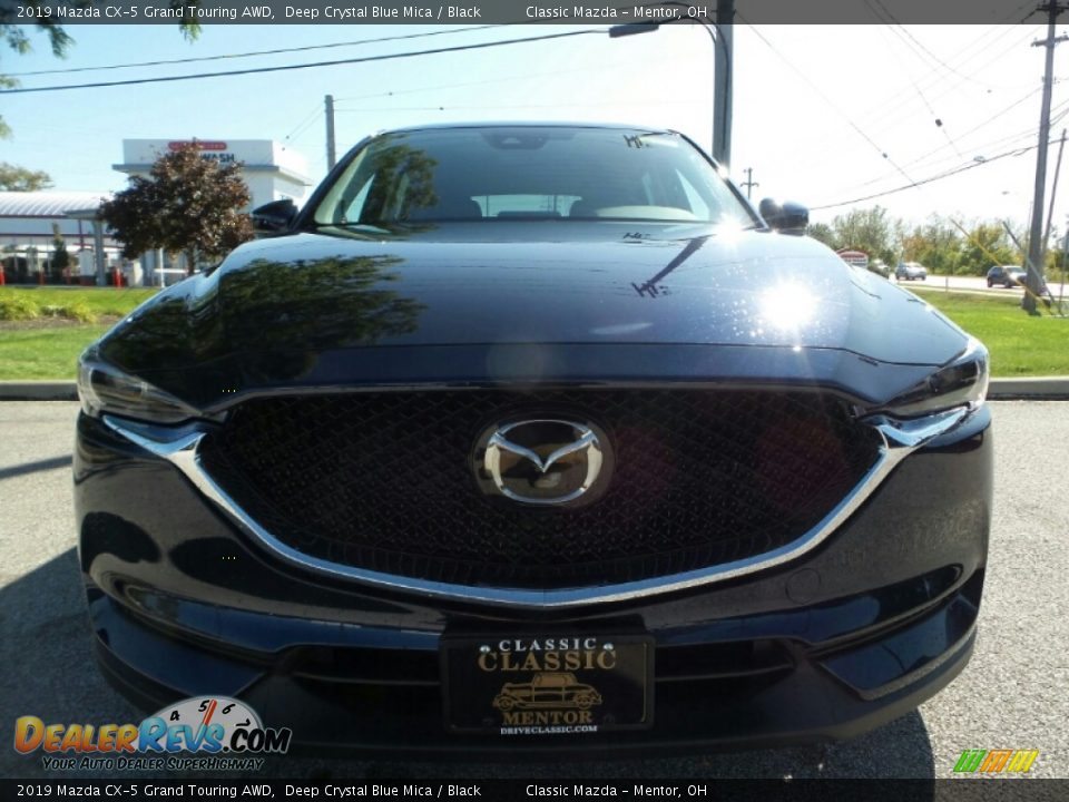 2019 Mazda CX-5 Grand Touring AWD Deep Crystal Blue Mica / Black Photo #2